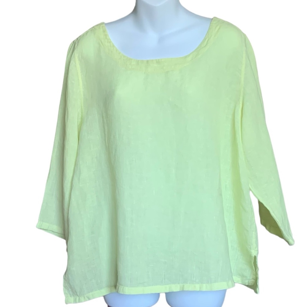NWT Inizio 100% Linen Made in Italy Top Size Medium